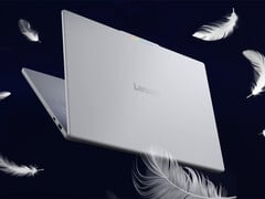O Lenovo Googlebook 15 é oferecido na cor Cloud Grey, com acabamento em liga de magnésio.