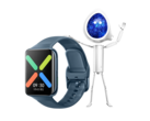 O "OPPO Watch 2" com uma mascote Ambiq. (Fonte: Ambiq)