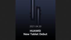 O último teaser de comprimidos da Huawei. (Fonte: Twitter)