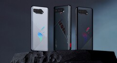 Alguns ROG Phones atualizados. (Fonte: Asus)