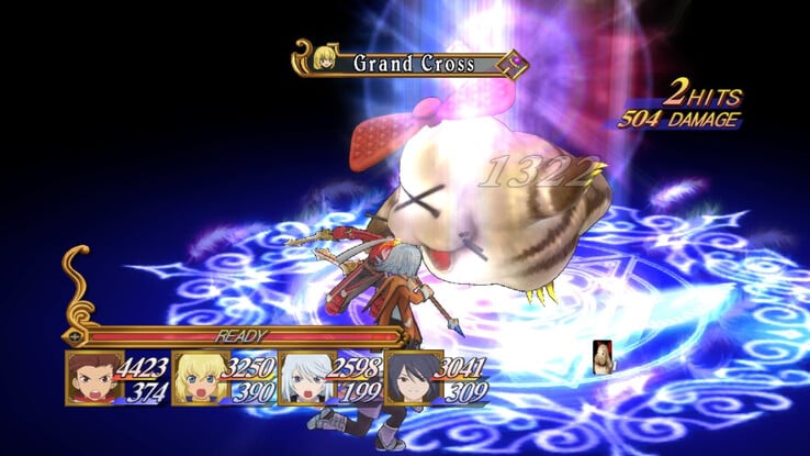 Uma captura de tela do jogo Tales of Vesperia.