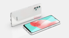 A Galaxy A32 render. (Fonte: Voz)