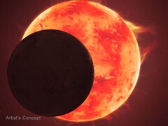 Um conceito artístico do planeta TRAPPIST-1 d girando em torno de sua estrela (Fonte da imagem: NASA, ESA, CSA, Joseph Olmsted e STScI)