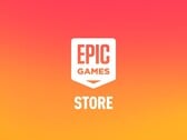 O logotipo da Epic Games Store. 