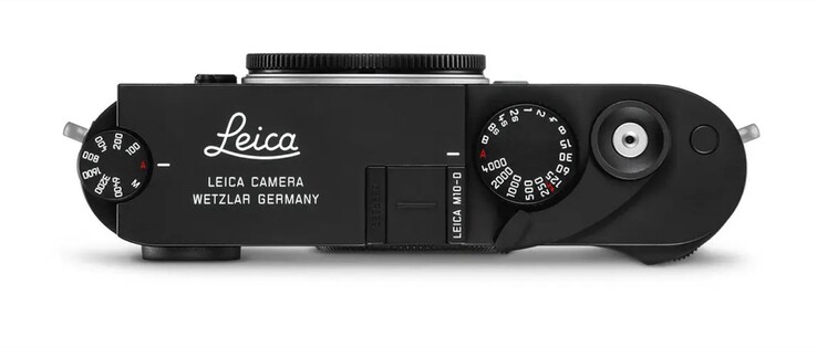 A Leica M10-D tem um apoio para o polegar na forma de uma alavanca clássica de avanço de filme.