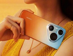 O Huawei Pura 90 Pro Max está disponível com uma parte traseira gradiente colorida.