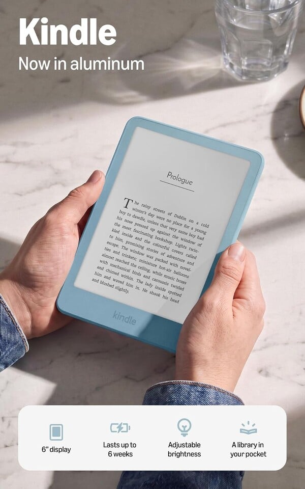 O Kindle 2026 e seus modelos irmãos agora têm uma versão de alumínio com mais armazenamento.