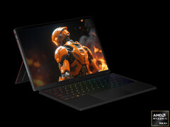 O OneXPlayer Super X estará disponível no Kickstarter no final de setembro de 2025. Na foto: uma imagem promocional do dispositivo portátil para jogos. (Fonte da imagem: OneXPlayer)