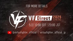 Os fãs de todo o mundo podem assistir ou fazer mirror streaming da transmissão do VF Direct (Fonte da imagem: SEGA via X)