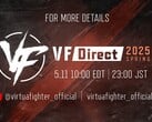 Os fãs de todo o mundo podem assistir ou fazer mirror streaming da transmissão do VF Direct (Fonte da imagem: SEGA via X)