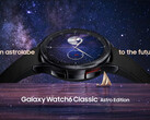 O Astro Edition apresenta mostradores exclusivos, mas nenhuma alteração de hardware em relação ao Galaxy Watch6 Classic normal. (Fonte da imagem: Samsung)