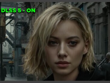 Grace de Resident Evil Requiem durante o DLSS na filmagem.