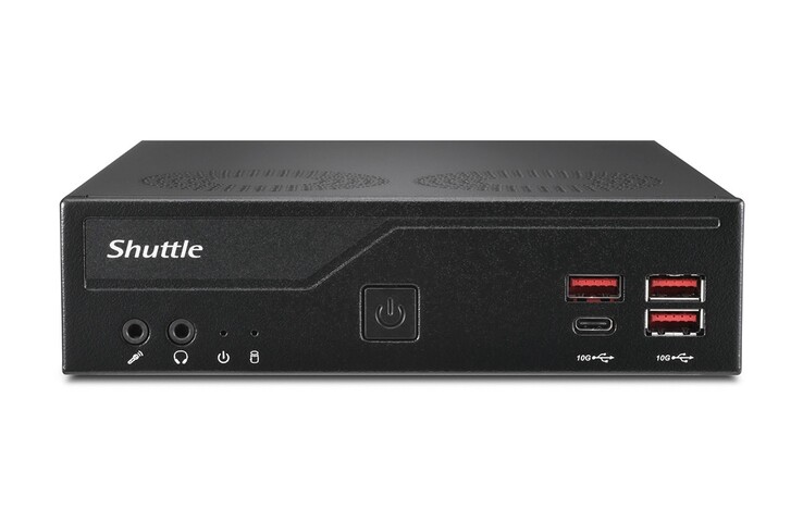 O Shuttle XPC Slim DB860 pesa apenas 1,3 kg ou 2,87 lbs.