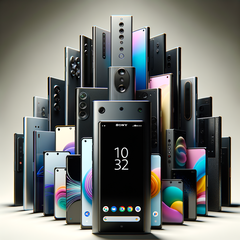 O smartphone Xperia 1 2024 da Sony poderá ser mais curto e mais largo do que o Xperia 1 V. (Fonte da imagem: Imagem gerada por DALLE 3)