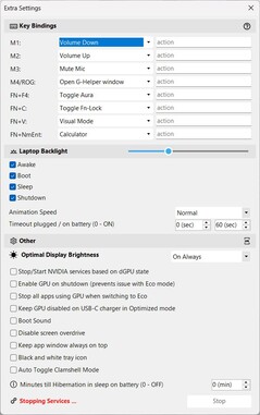 Encerramento de todos os processos da Asus