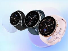 O Amazfit GTR Mini smartwatch tem uma tela de 1,28&quot;. (Fonte da imagem: Amazfit)