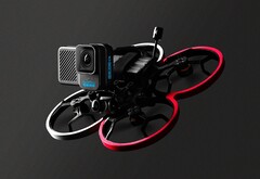 O GoPro Hero 10 Black Bones é leve o suficiente para ser transportado por um zangão FPV. (Fonte de imagem: GoPro)