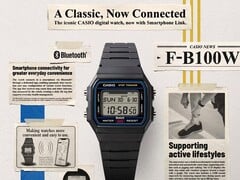 Os novos relógios F-B100W da Casio, equipados com Bluetooth, já estão finalmente à venda.