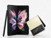 Os sites Galaxy Z Fold4 e Galaxy Z Flip4 serão parecidos com seus predecessores, fotografados. (Fonte da imagem: Samsung)