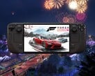 Forza Horizon 6 mostrado no Steam Deck handheld