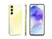 O Samsung Galaxy A55 5G impressiona na análise de tela do DxOMark. (Imagem: Samsung)
