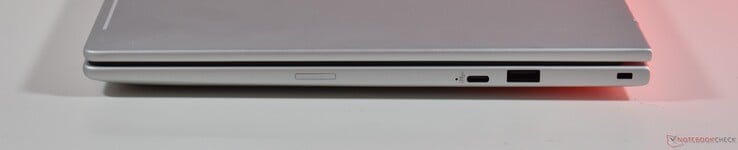 certo: USB-C 3.2 Gen 2, USB A 3.2 Gen 1, slot para trava Kensington