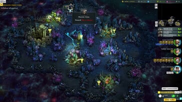 Na foto: uma captura de tela do jogo Heroes of Science and Fiction.