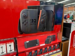 Display de varejo do Nintendo Switch 2 (Fonte da imagem: conta Nintendeal X)