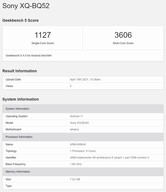 Sony Xperia 5 III. (Fonte da imagem: Geekbench)