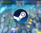 Na foto, uma captura de tela borrada do jogo Vital Shell com o logotipo do Steam sobreposto (Fonte da imagem: Steam - editado)