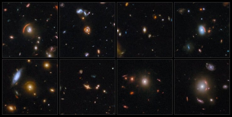 Imagem do mês de setembro do Webb (Fonte da imagem: ESA/Webb, NASA, CSA, G. Gozaliasl, A. Koekemoer e M. Franco)