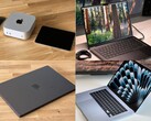 Colagem de Apple configurações do Mac mini, MacBook Air e MacBook Pro que poderiam se assemelhar à futura linha M5 (Fonte da imagem: Notebookcheck)