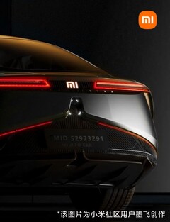 O primeiro carro da Xiaomi será um EV. (Fonte da imagem: Mo Fei via MyDrivers)