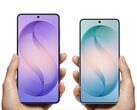 O Galaxy S27 Plus e o Galaxy S27 contarão com as mesmas câmeras para selfies que seus antecessores, ilustrados aqui.