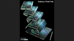 Um novo renderizador &quot;Galaxy Z Fold Tab&quot;. (Fonte: LetsGoDigital)