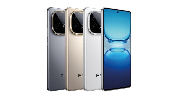 O iQOO Z10 Turbo+ vem nas cores cinza polar, branco mar de nuvens e deserto (Fonte da imagem: iQOO)