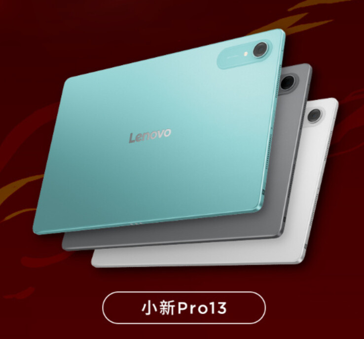 O tablet Xiaoxin Pro 13 em três cores.