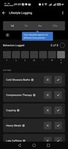 Uma captura de tela da ferramenta Garmin Lifestyle Logging. (Fonte da imagem: Screenshot)
