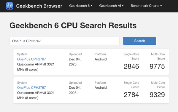 (Fonte da imagem: Geekbench)
