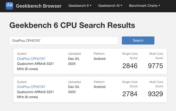 (Fonte da imagem: Geekbench)