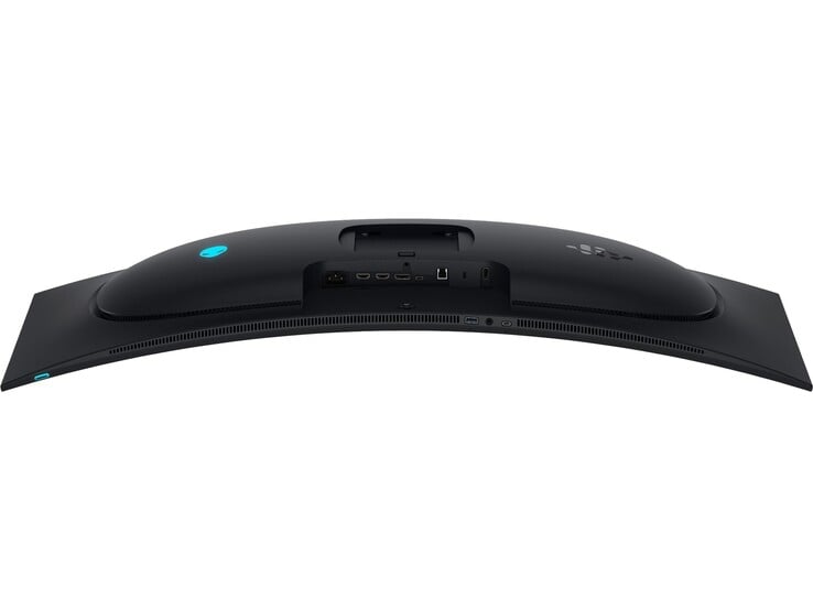 O AW3926QW possui portas HDMI 2.1, DisplayPort 2.1, USB-A e USB-C.