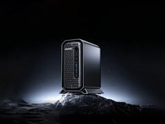 O Acemagic G3A será lançado na China em 30 de maio. Na foto: uma imagem promocional mostrando a parte frontal do PC.