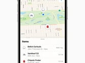 Apple's Find My network pode agora ser usado para rastrear produtos que não sejamApple como e-bikes, fones de ouvido, e etiquetas de localização. (Imagem via Apple)