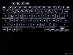 Asus ROG Zephyrus M16 - Luz de fundo