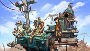 Na imagem: uma captura de tela do jogo Deponia.