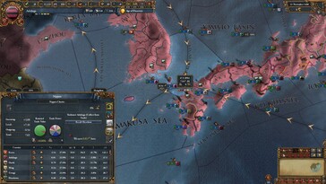Na foto: Uma captura de tela do jogo Europa Universalis IV.