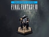 Estátuas da Edição de Colecionador de Final Fantasy 7: Revelation em destaque