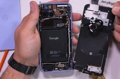 Desmontagem da substituição da bateria do Google Pixel 9a