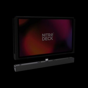 A CRKD envia o Nitro Deck 2 com um adaptador legado para o Switch original e o Switch OLED. (Fonte da imagem: CRKD)