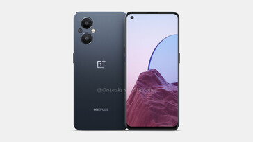 Os rebocos OnePlus Nord N20 5G vazaram com um desenho plano. (Fonte da imagem: 91mobiles e OnLeaks)